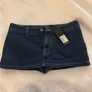 LIONESS Denim Mini Skirt